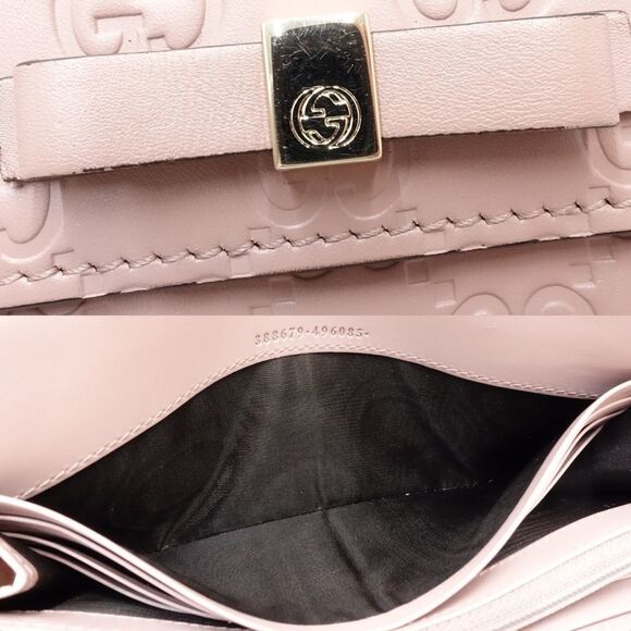 GUCCI Pink Leather Wallet - Picture 9 of 10